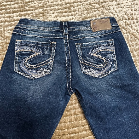 Silver Bootcut Jeans 👖 - Picture 9 of 11